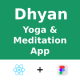 Yoga & Meditation App | UI Kit | ReactNative | Figma FREE | Life Time Update | Dhyan 