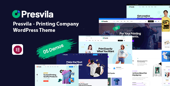 Presvila - Printing Company WordPress Theme