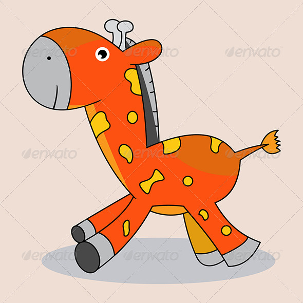 Comic Giraffe - Animals Characters