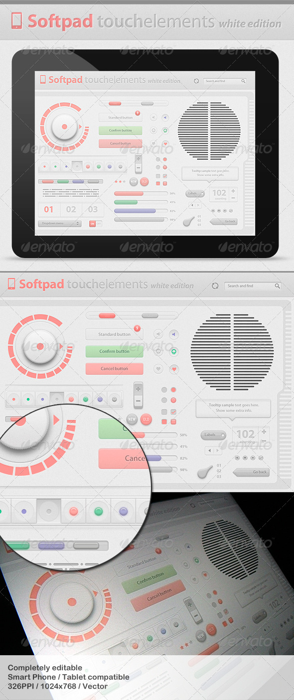Softpad touch elements - User Interface - User Interfaces Web Elements