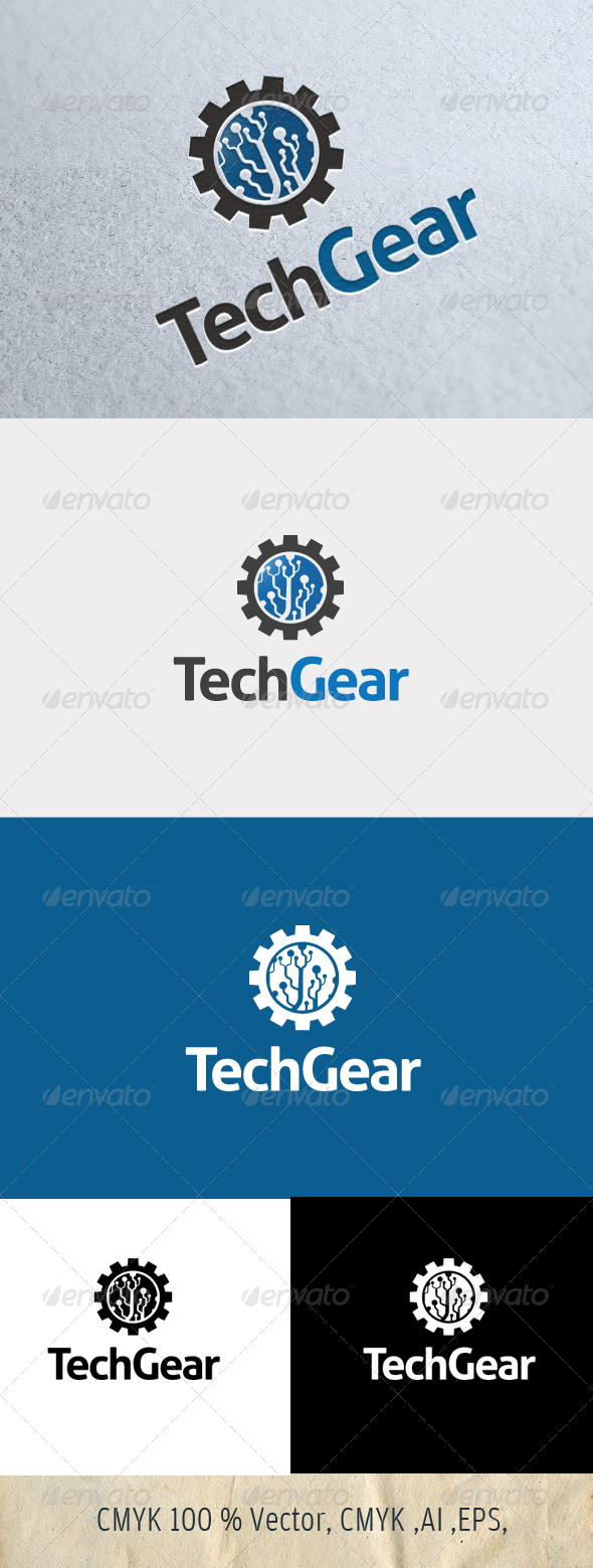 TechGear - Symbols Logo Templates