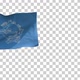 UPU / Universal Postal Union Flag on Flagpole with Alpha Channel - 4K - VideoHive Item for Sale