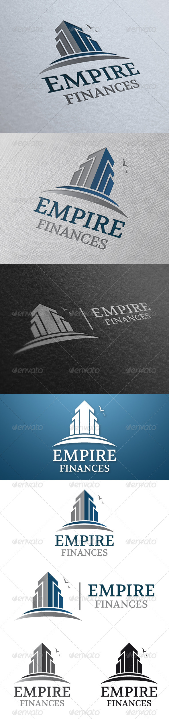 Empire Real Estate Logo Template - Buildings Logo Templates