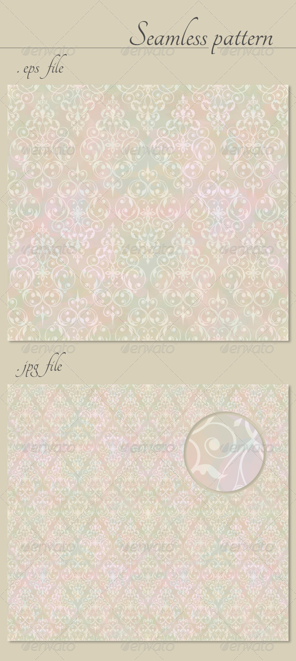 Vintage Abstract Vector Seamless Pattern - Patterns Decorative