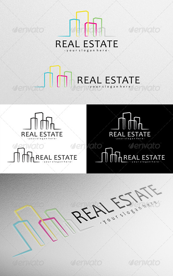 Real Estate Logo - Abstract Logo Templates