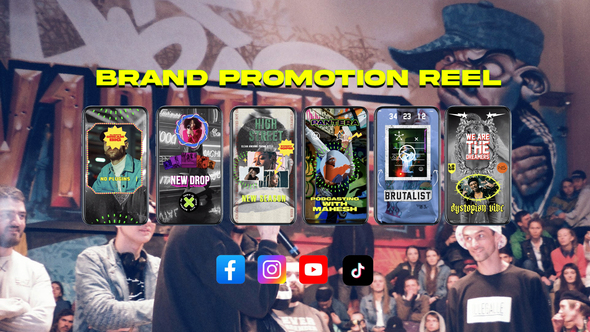Brand Promotion Reel Product Promo template preview