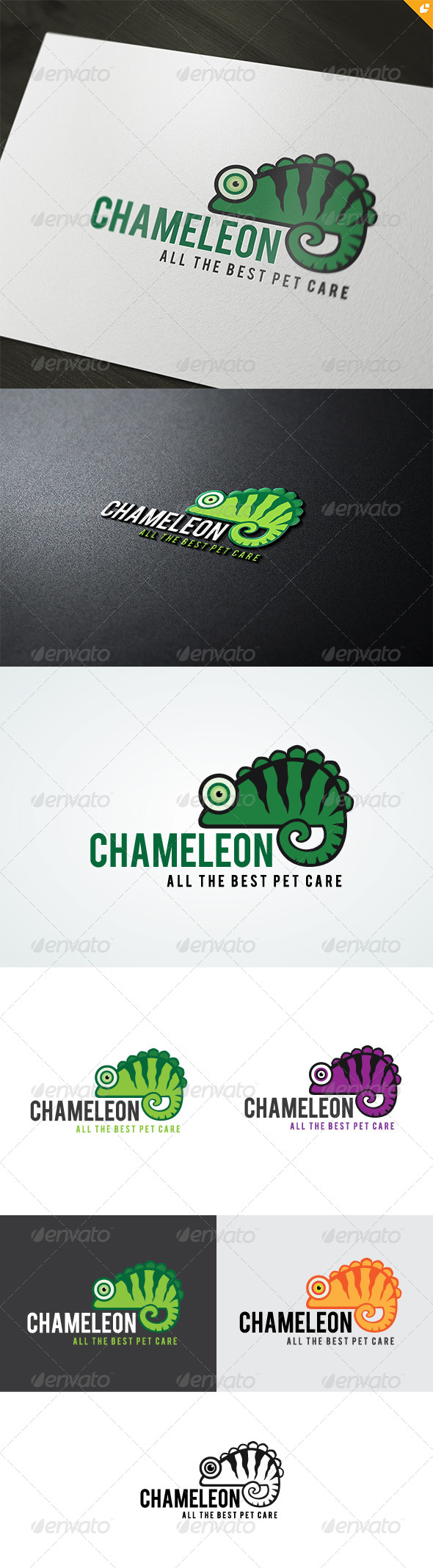 Chameleon Logo - Animals Logo Templates