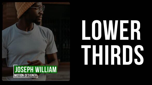 Lower Thirds | AE | Titles template preview