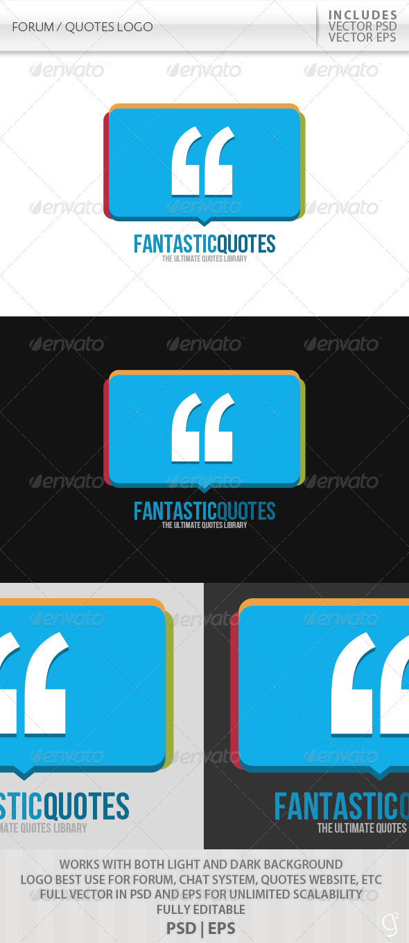 Forum / Quotes Logo - Symbols Logo Templates