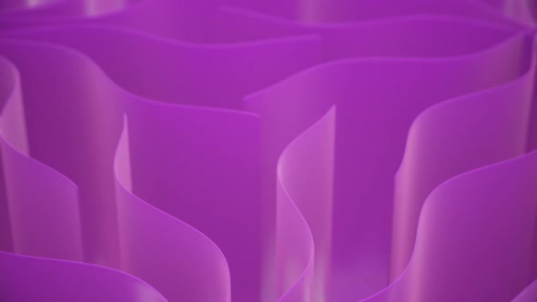 3d Abstract Elegant Wavy Purple Background