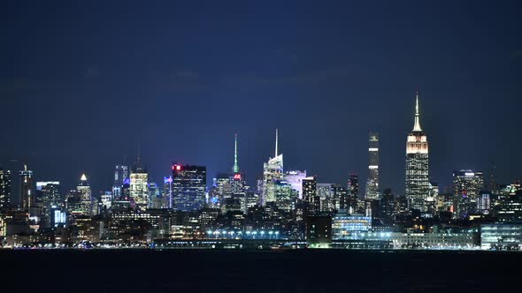 New York City Skyline at Night alt