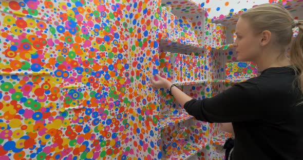 Visiting Obliteration Room by Yayoi Kusama alt