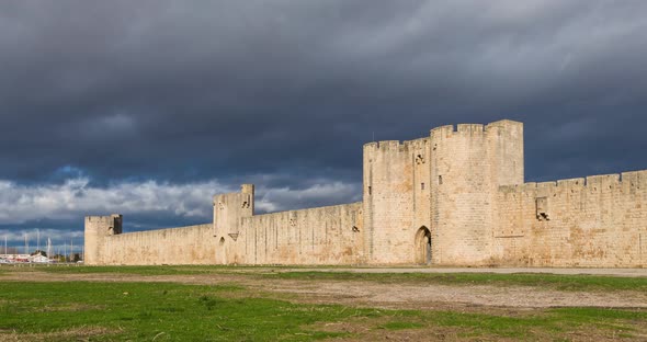 Surrounding Wall of Aigues-Mortes France