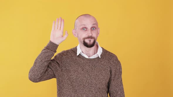 Bye Gesture Leaving Farewell Man Goodbye Gif Loop alt