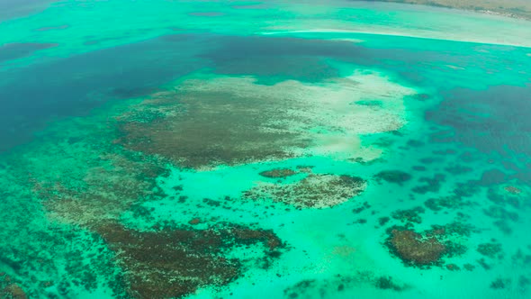 Transparent Blue Sea Water in the Lagoon alt