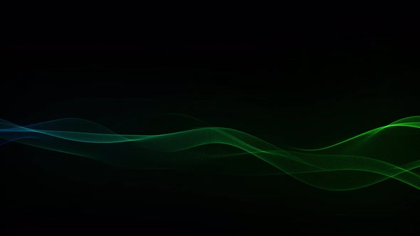 Abstract green wave background alt