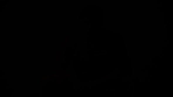 Imprisoned Male Staying in Cell While Red Light Blinking, Violence in Jail Risk alt