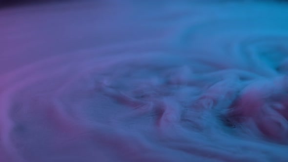 Slow Motion Shot of Modern Neon Smoke Abstract Background alt