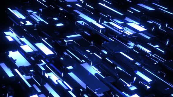 Dark Science Fiction Blue Background alt