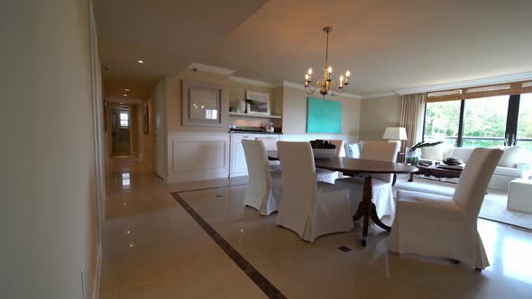 Suburban Residential Luxurious Dining Room