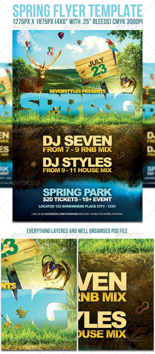 Spring Flyer Template