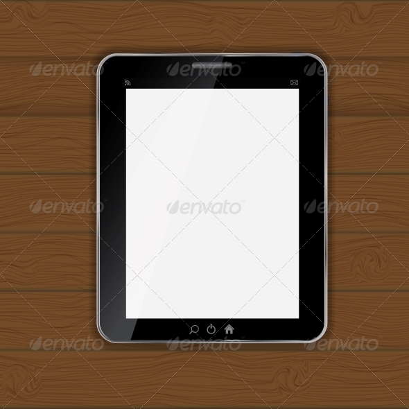 Tablet Icon Vector Illustration - Computers Technology