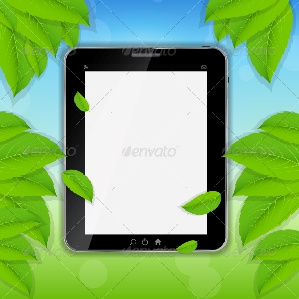 Tablet Icon Vector Illustration - Computers Technology