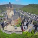 Beautiful Medieval Castle Walls Aerial Shot, Village Fairy House - VideoHive Item for Sale