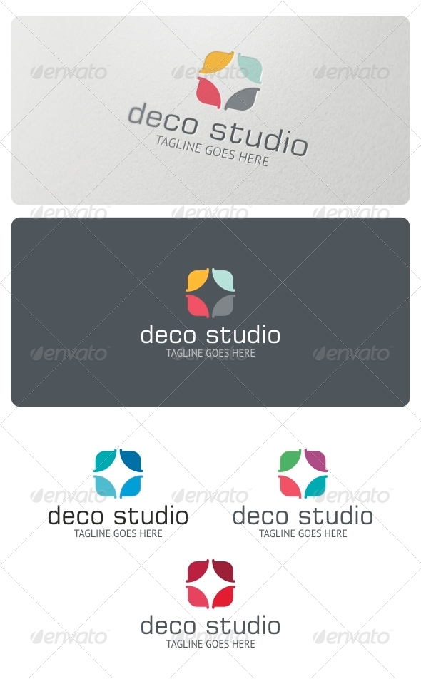 Deco Studio Logo Template - Abstract Logo Templates
