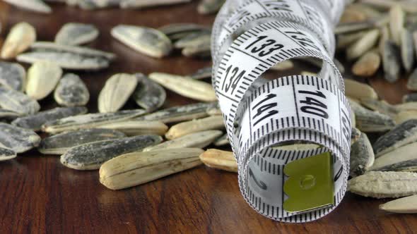 Sunflower Seeds And Measurement