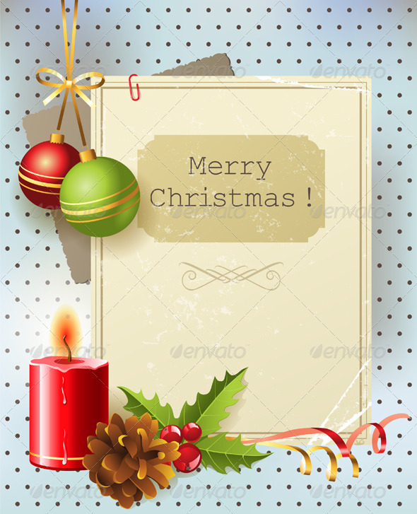 Vintage Christmas Background - Christmas Seasons/Holidays