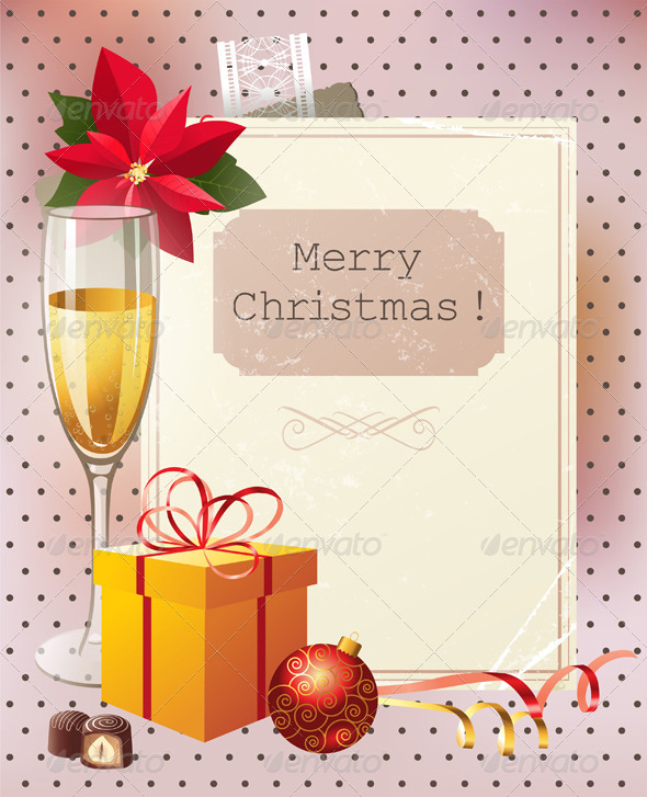 Vintage Christmas Background - Christmas Seasons/Holidays