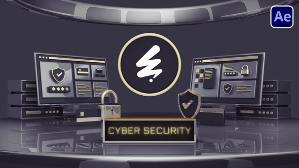 Cyber Security Logo Stings template preview