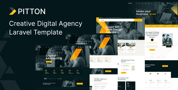 Pitoon – Laravel 11 - Creative Digital Agency Template