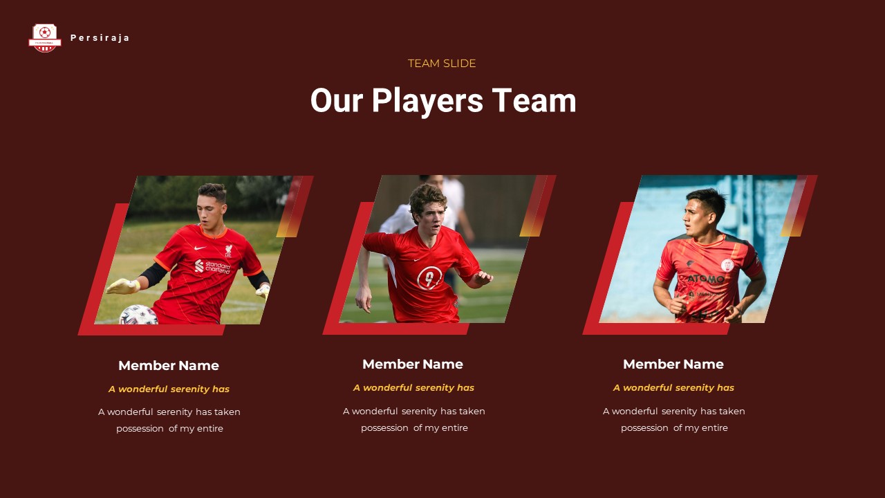 Persiraja - Soccer & Football PowerPoint Template, Presentation Templates