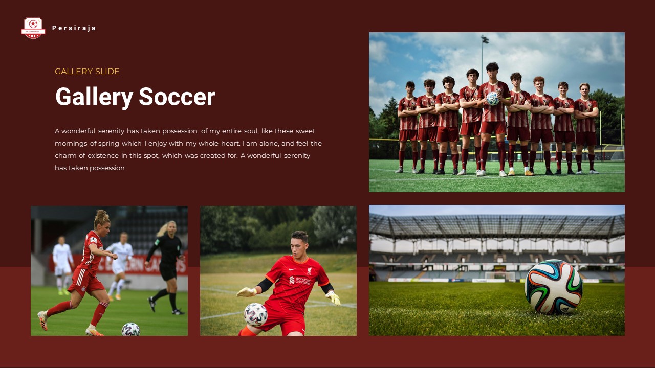 Persiraja - Soccer & Football PowerPoint Template, Presentation Templates