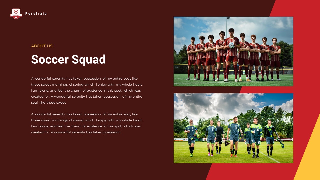 Persiraja - Soccer & Football PowerPoint Template, Presentation Templates