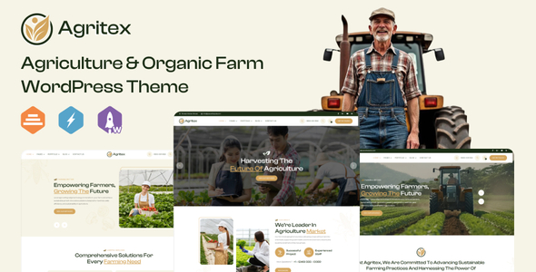 Agritex - Agriculture & Organic Farm WordPress Theme