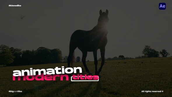 Big Text Titles Titles template preview