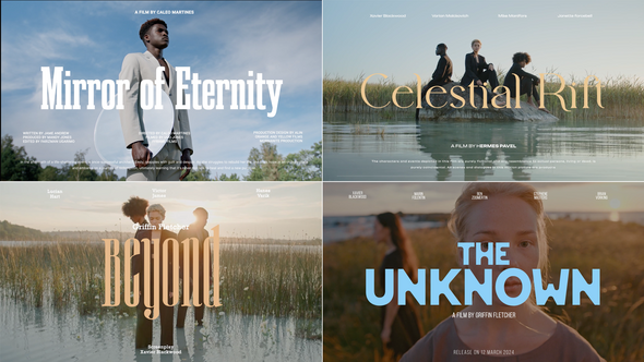 Dramatic Cinematic Titles Titles template preview
