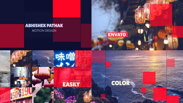 Dynamic Slides Yug Video Displays template preview