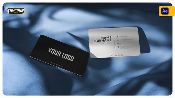 Modern Business Card Mockup Product Promo template preview