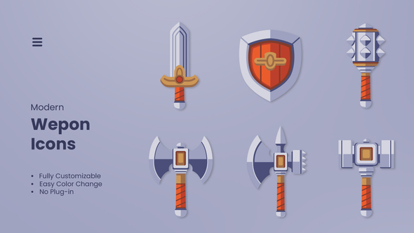 Weapon Asset Elements template preview