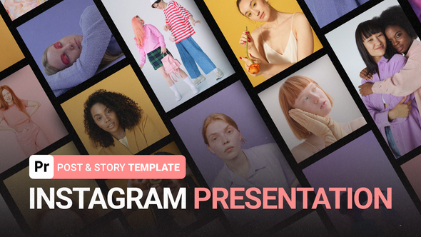 Social Posts and Stories Presentation Premiere Pro Template