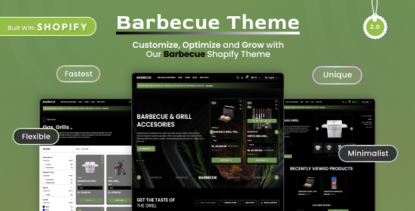 Barbecue - Shopify 2.0 Grill eCommerce Theme