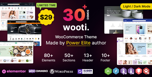 Wooti WP - Ultimate Multipurpose WordPress WooCommerce Theme