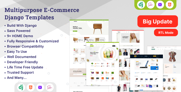 Weiboo - eCommerce Django 5 Template