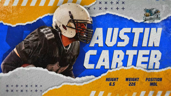 Sports Player Introduction | Match Opener Openers template preview