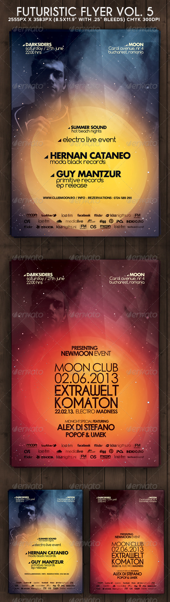 Futuristic Flyer - Clubs & Parties Events