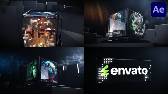 Blockchain Intro Opener for After Effects Openers template preview